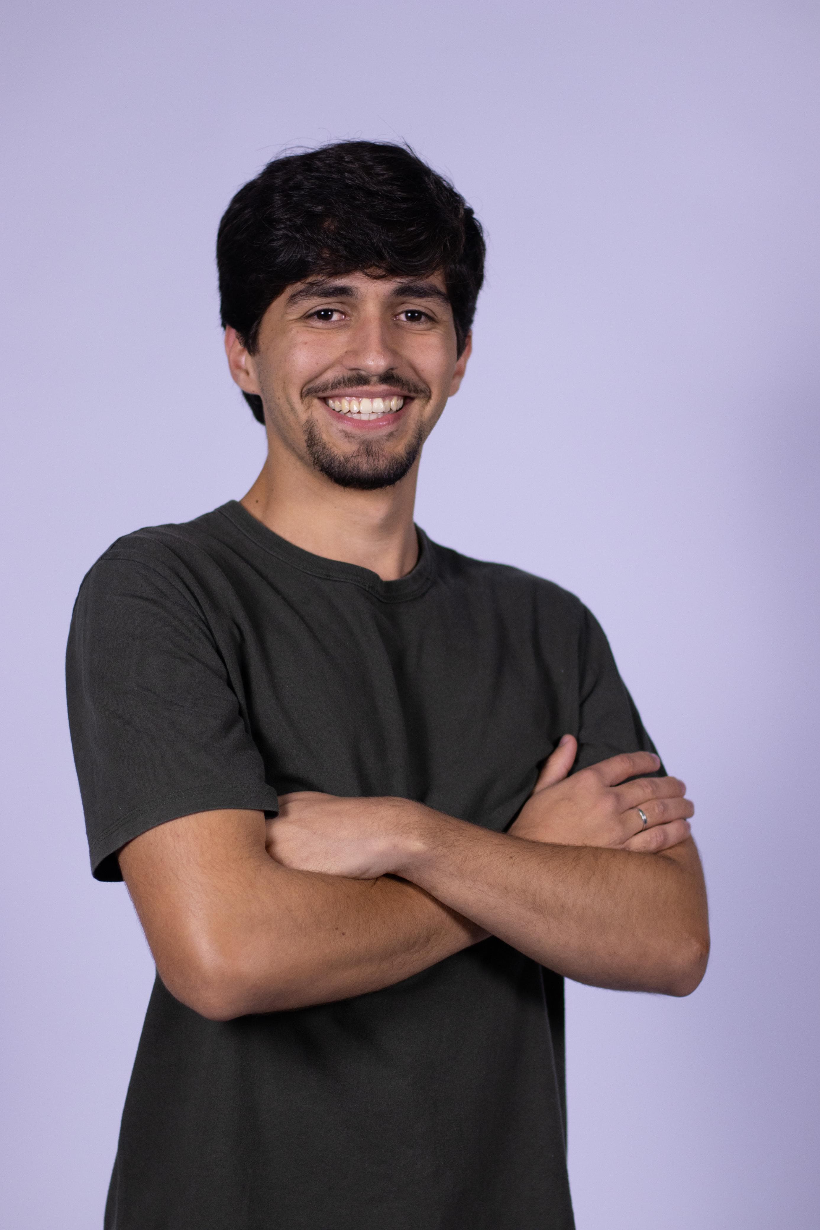 Retrato do fundador do Tá no carrinho